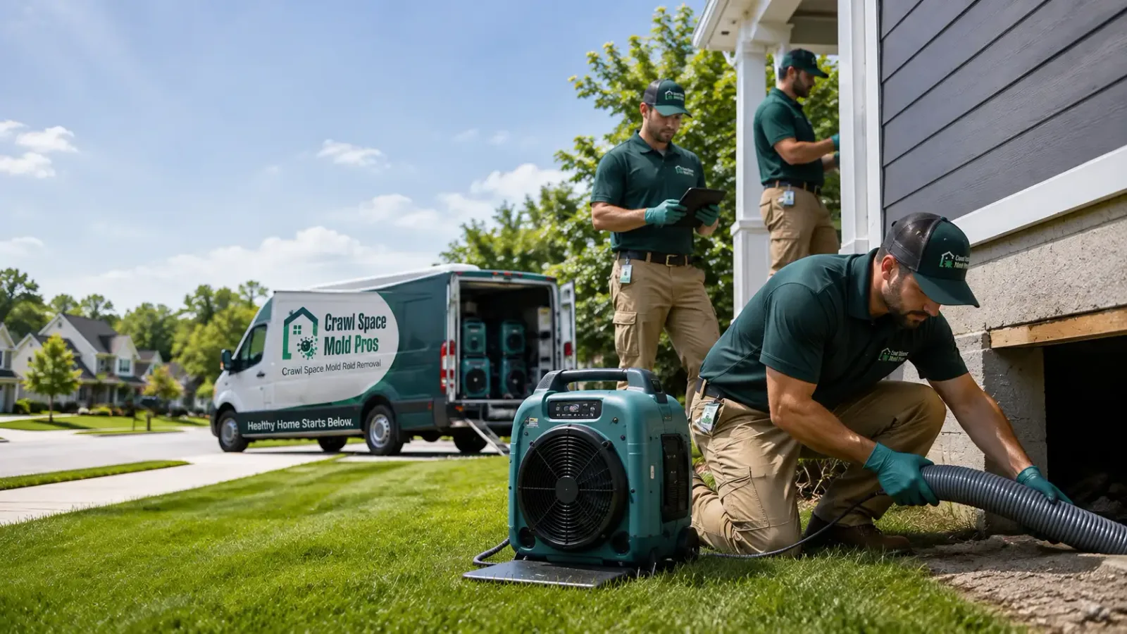 Crawl Space Mold Removal in Golden Eagle, IL